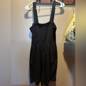 Zenana Outfitters Black Textured Dress